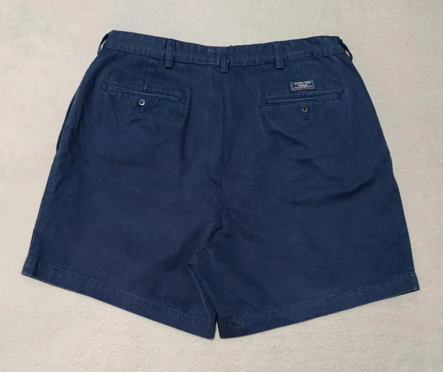 Navy blue Polo Ralph Lauren Vintage chino shorts Size 38 – photo 2